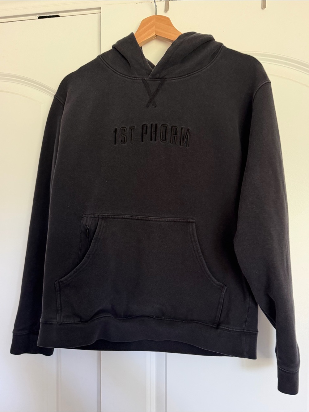 1st Phorm Black Logo Hoodie